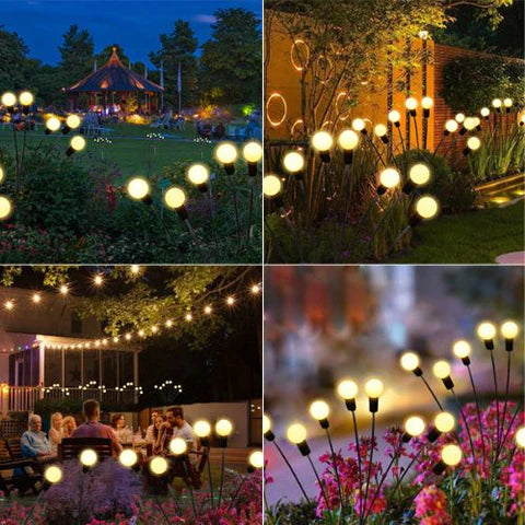 LUCES DECORATIVAS LUCIERNAGAS SOLARES