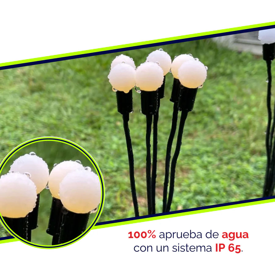 LUCES DECORATIVAS LUCIERNAGAS SOLARES